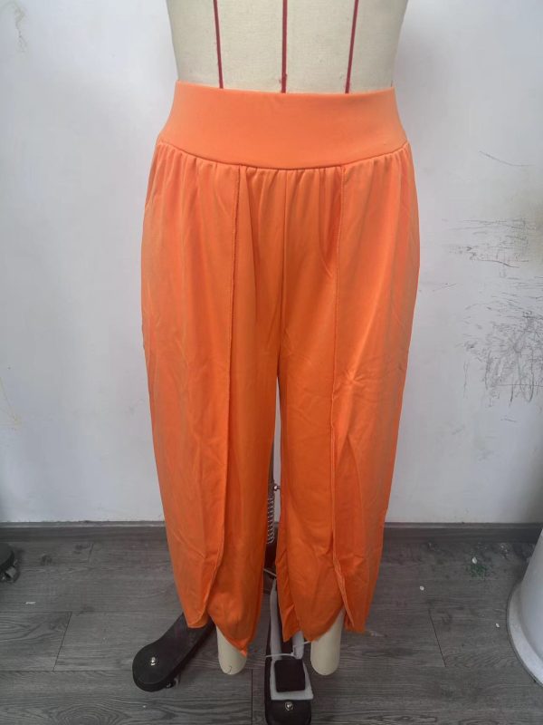 Loose Split Yoga Pants