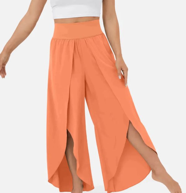 Loose Split Yoga Pants