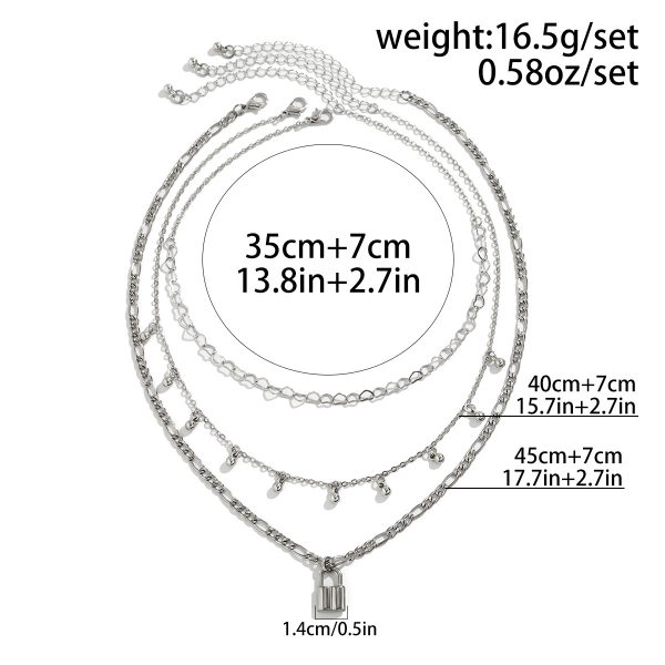 Women's Simple Slim Chain Multi-layer Imitation Pearl Necklace